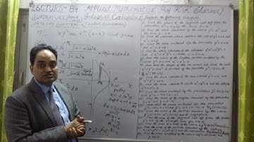 INTEGRAL CALCULUS QUADRATURE AREAS UNDER CURVES FOR CARTESIAN CO ORDINATES FURTHER LECTURE   84   N