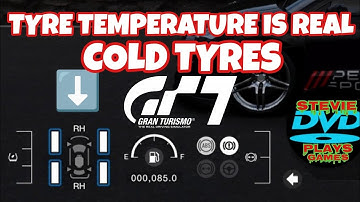 그란 투리스모 7. 차가운 타이어 그래픽. 타이어 온도는 실제지만, 제대로 작동할까요? 스티비 DVD