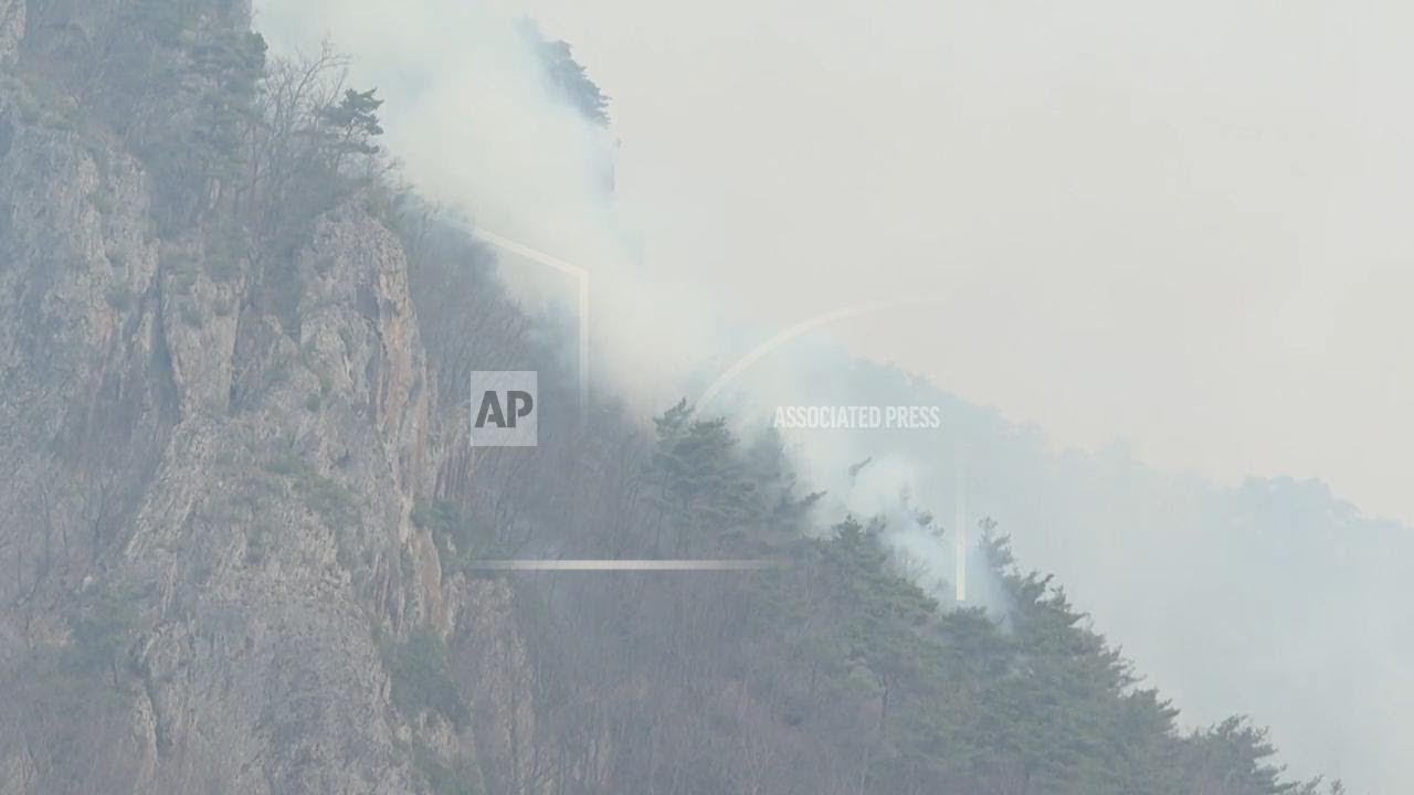 S.Korean authority tries to continue country's worst-ever wildfire ...