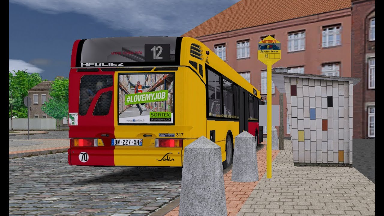 #4 heuliez gx 317 €3 VOITH 4  ( ex soléa ) ligne 12 villeumol omsi 2