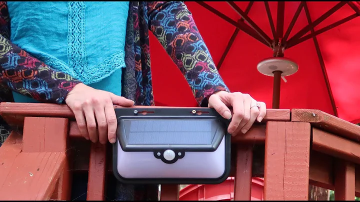 SOLAR LIGHT REMOTE CONTROL💥 MOTION SENSOR 👀 WALL LIGHT SECURITY👈