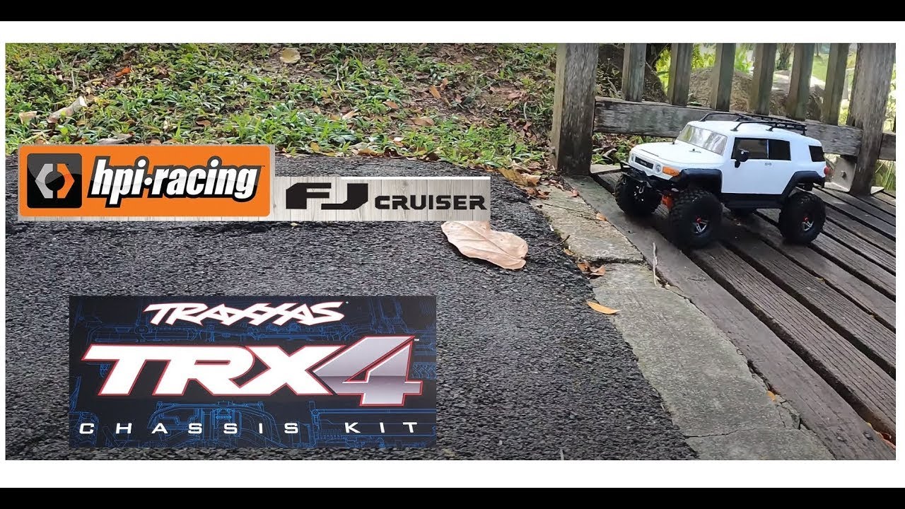 Traxxas TRX4 Chassis Kit, HPI Toyota FJ Cruiser Body YouTube