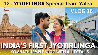 India’s First Jyotirlinga SOMNATH TEMPLE Gujarat Live Darshan | 12 JYOTIRLINGA & 3 DHAM YATRA Tour screenshot 5