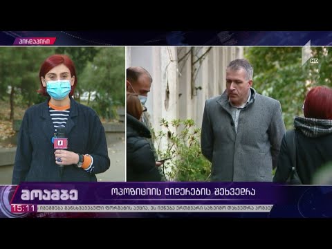 ოპოზიციური პარტიების ლიდერთა შეხვედრა