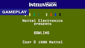 PBA Bowling (Intellivision) - Gameplay Clip [HD] | RetroGameUp