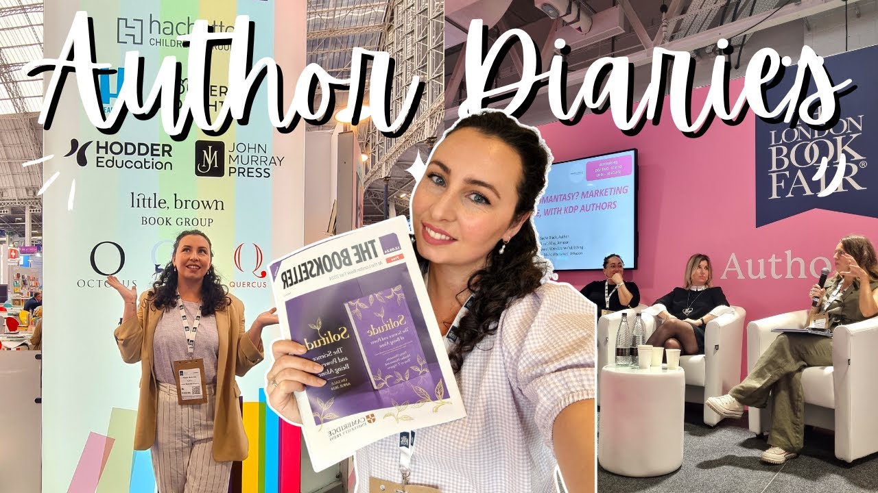 Announcing my Book Deal at The London Book Fair! 📚 AUTHOR VLOG - YouTube