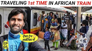 Travelling First Time In African Train, Nairobi To Mombasa Kenya