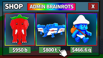 Starting Over But You Can Buy OWNER Brainrots!