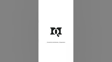QM monogram logo logomark design process created by @anhdodes - @logoadoni - Anh Do - logo designer