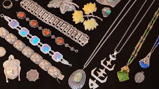 SCRAP GUYS - TIFFANY GLASS RING Epic UNBOXING of Vintage STERLING SILVER JEWELRY & Other TREASURES