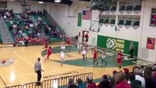 South Gallia Rebel point guard Brayden Greer with a nice floater 11/23/12