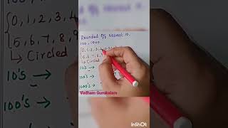 Rounded of nearest 10,100,1000 vedicmaths shorts mathtricks shortcut maths || Easy To Learn