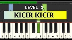 nada piano kicir kicir - tutorial level 1 - lagu daerah nusantara tradisional - jakarta  - Durasi: 1:46. 