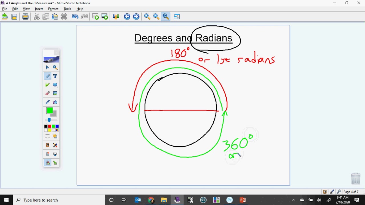 Precalculus 4.1 Angles and Their Measures - YouTube