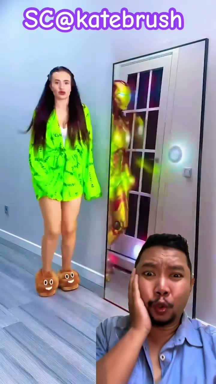 cermin aneh bikin Pusing!!!!? #fashion #mirror #ootd #outfit #katebrush #comedy