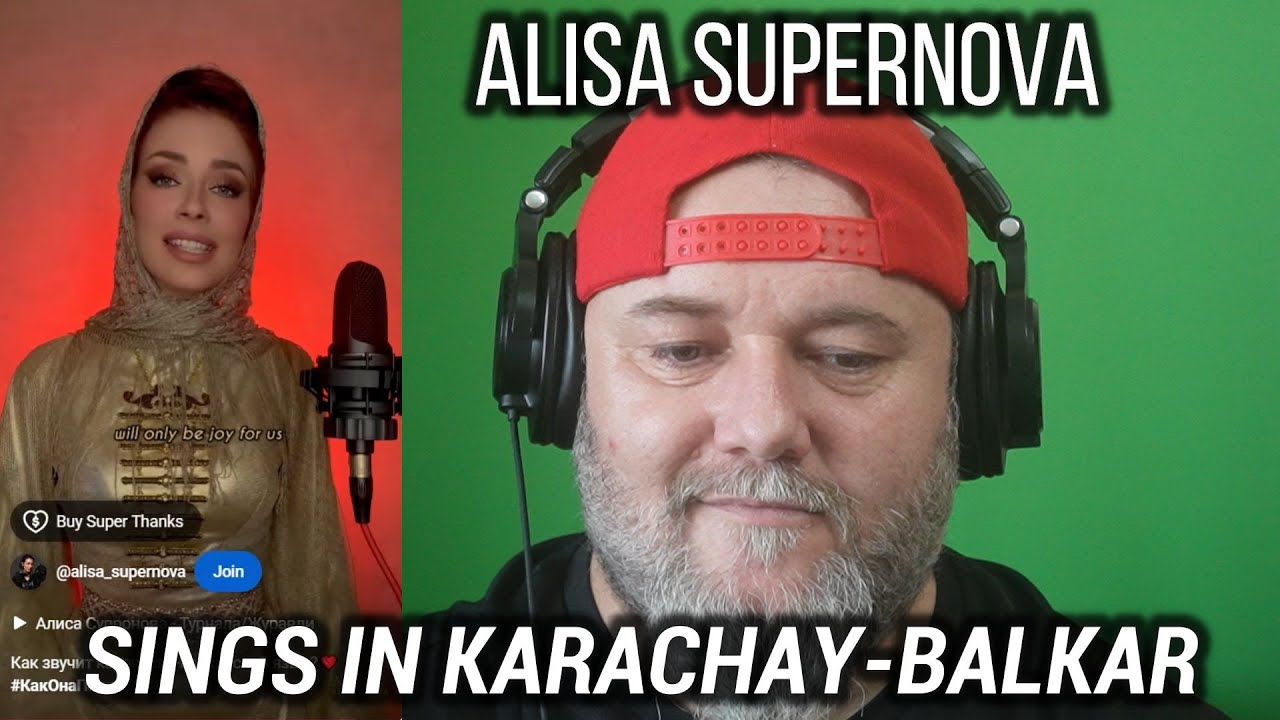 ALISA SUPERNOVA - SINGS IN KARACHAY-BALKAR & RUSSIAN (REACTION)
