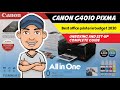 CANON G4010 PIXMA Inkjet Printers | UNBOXING and Set-up complete guide |Refillable Ink Tank Wireless