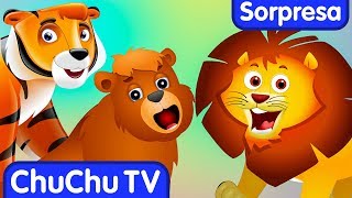 Las Ruedas del Autobús - Kenya (Wheels on the Bus) |Aprende Animales Salvajes | ChuChu TV Sorpresa