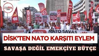 Di̇skten Nato Zirvesine Hayır Protestosu: \