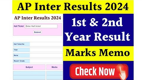 AP Inter Results 2024, Check BIEAP 1st & 2nd Year Marks | Result Update