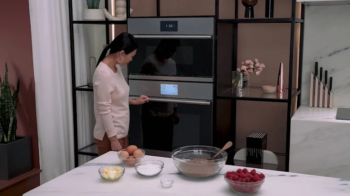 7” Full Color Display - Modern Glass Wall Ovens