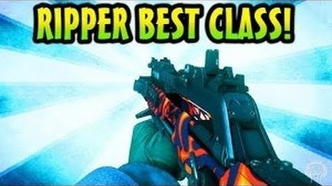 "RIPPER!" Best Class Setup! - COD GHOSTS.