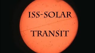 ISS-Solar Transit - Bulls-Eye! @SterremanWillie