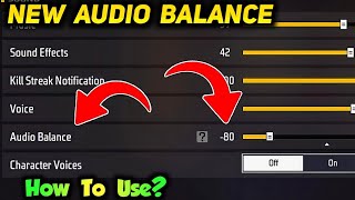 Free Fire Audio Balance How To Use? - Audio Balance in Free Fire | Audio Balance Setting. screenshot 2