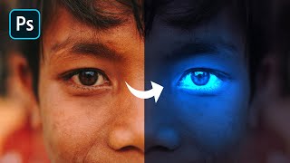Easy Way to Make Glowing Eye in Photoshop