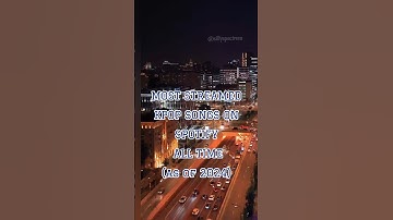 Most streamed kpop songs in spotify #kpop #jungkook #bts #jimin #blackpink #lisa