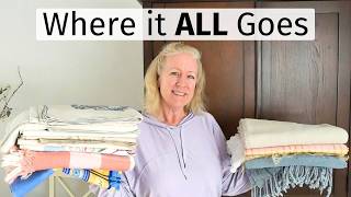 Every Place I Store My Tablecloths, Runners & Napkins