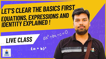 Equation vs Expression vs Identity – Explained Simply in Live Class!