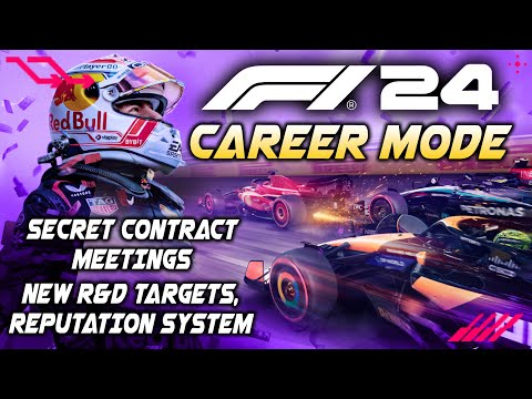 F1 24 Game: NEW CAREER MODE FEATURES REVEALED! Track Updates & More!