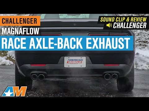 2015-2019 Challenger 3.6L Magnaflow Race Axle-Back Exhaust Sound Clip & Install