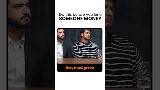 Do this before you lend someone money