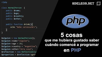 5 cosas que me hubiera gustado saber cuando comencé a programar en PHP