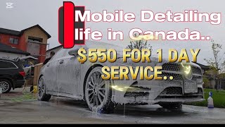 How much i earn a day in  being a detailer #detailing #mobiledetailing #asmr #detailingworld 