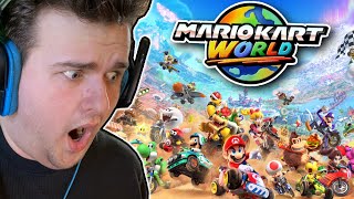 MARIO KART WORLD REVEAL REACTION!! (Nintendo Switch 2 Direct)