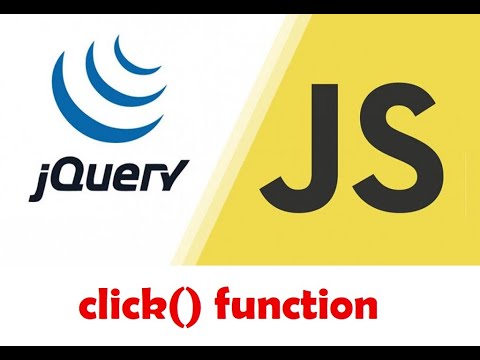 jquery - click function | How to use click method in jQuery | jquery ...