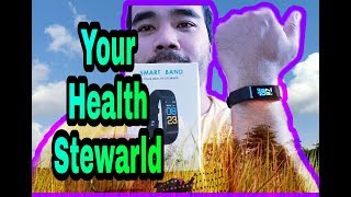 My new SMART BAND watch | UNBOXING | Your Health  Steward | MacoiTV