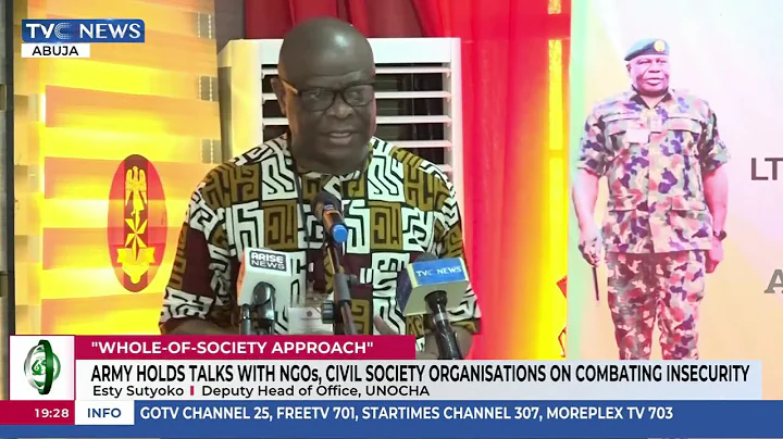 Army Holds Talks With NGO's Civil Society Organisations On Combating Insecurity