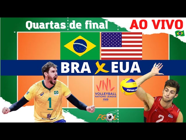 Liga das Nações de Vôlei: EUA supera o Brasil