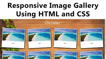 How to Create Responsive Image gallery Using CSS in Hindi