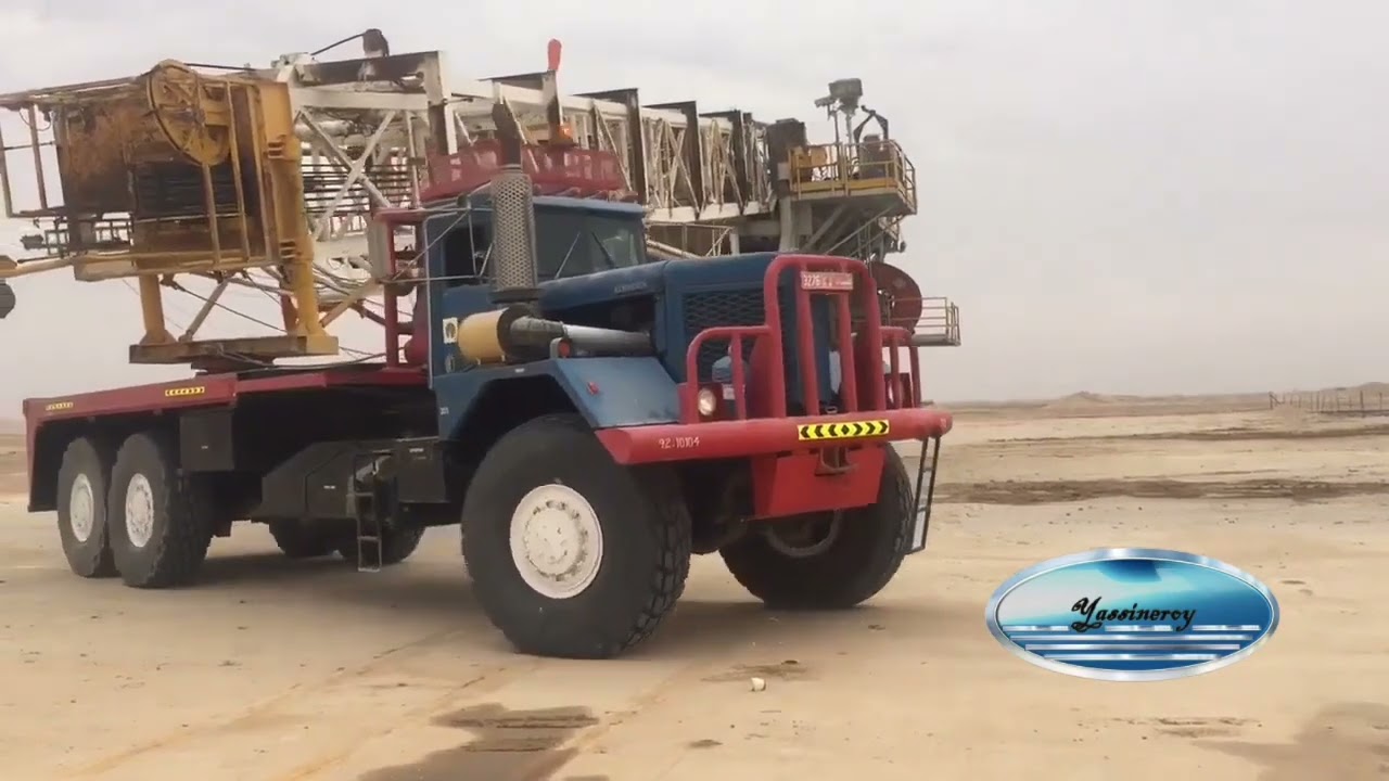Saudi Arabia Rig move by kenworth 953 oilfield Trucks Yassineroy