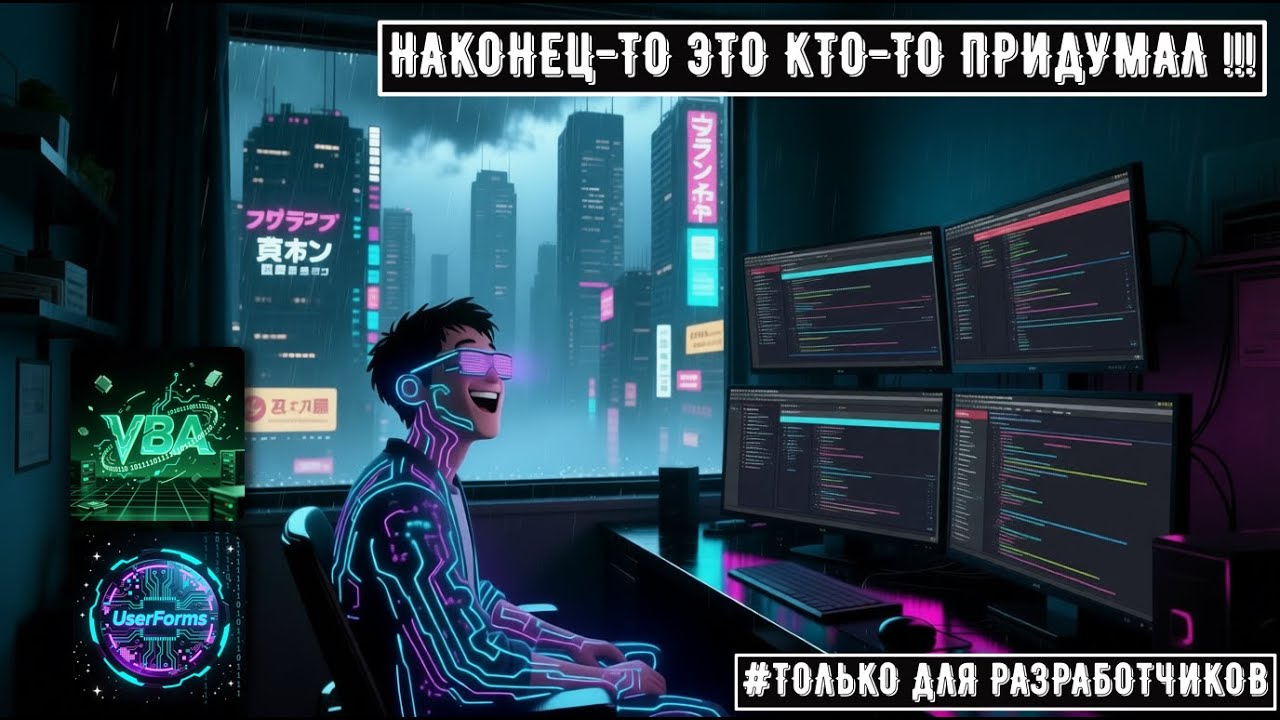 Один хак с UserForm в Excel и ты переосмыслишь всю разработку на VBA!