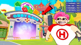 NẾU SLENDERMAN CÙNG TEAM TÓC HỒNG PHÁ ĐẢO OBBY RACE CỦA PLAY TOGETHER | Thử Thách SlenderMan