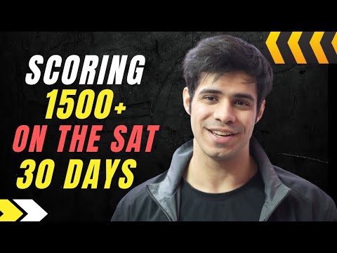 Scoring 1500+ on the SAT in 1 month || Complete Plan, No Coaching Needed, Free Study Material