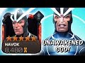 5 Star Rank 4 Havok Rank Up & Variant Gameplay! - Unawakened God - Marvel Contest Of Champions