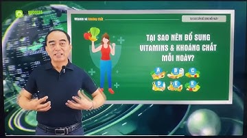 VITAMIN & KHOÁNG CHẤT ĐỐI VỚI CON NGƯỜI