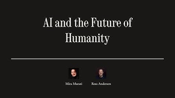 OpenAI CTO Mira Murati on Chatbots and Artificial General Intelligence | The Atlantic Festival 2023